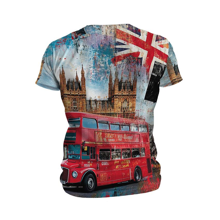 Men's Big Ben Graphic Athletic T-Shirt - London Style Performance Shirt