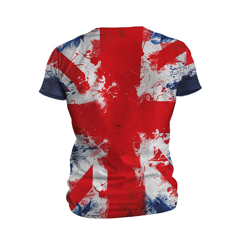 Men's United Kingdom Flag Athletic T-Shirt - Union Jack Sport Graphic Tee