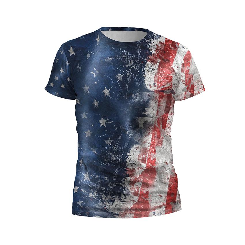 Men's USA Graphic Performance Athletic T-Shirt