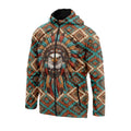 Native American Eagle Chief Graphic Windbreaker Jacket