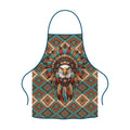 Native American Eagle Leader Graphic Apron for Professional Grilling