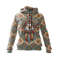 Native American Eagle Leader Women's Fleece Hoodie Streetwear