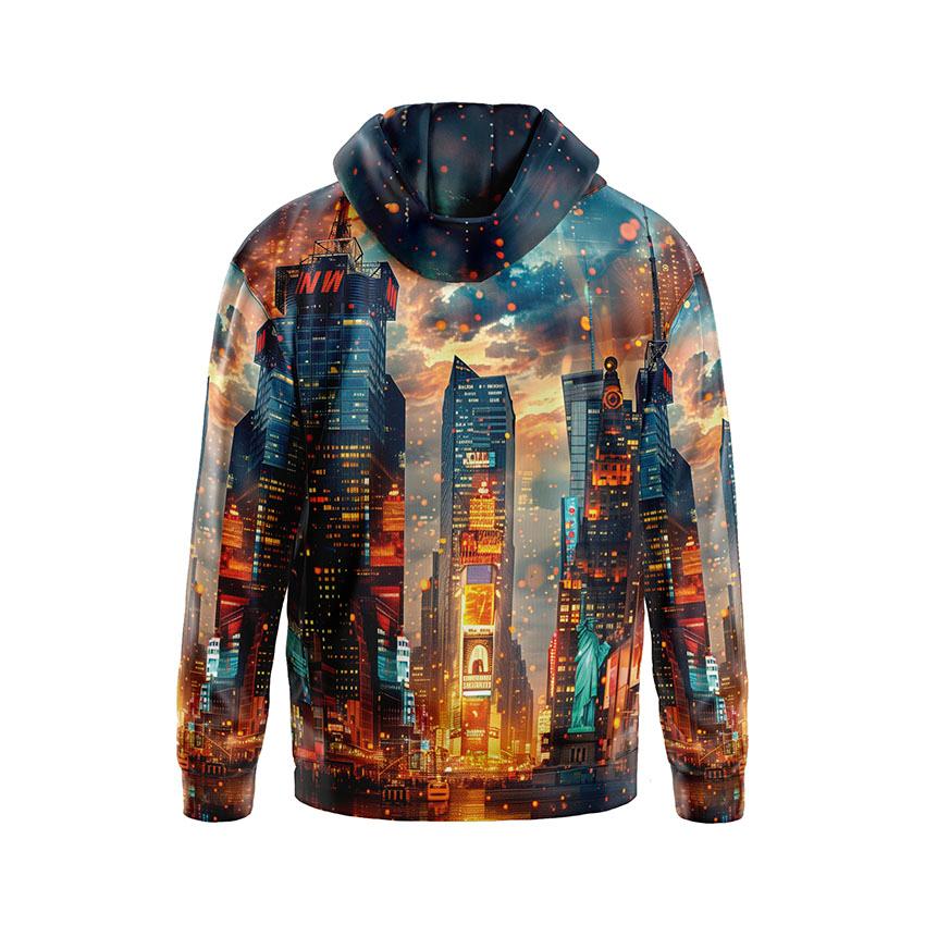 New York City of Dreams Men's Pullover Fleece Hoodie