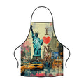 New York City Skyline Graphic Apron Durable Gabardine Kitchen Gear