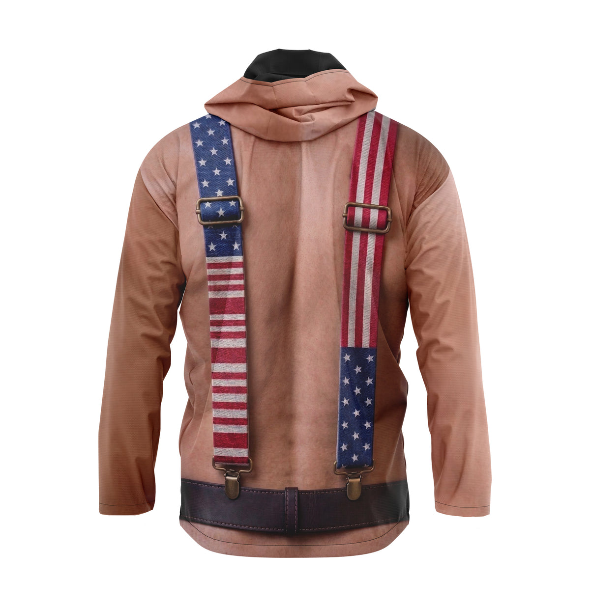 Patriotische amerikanische Windjacke mit Träger-Grafik und Netzfutter