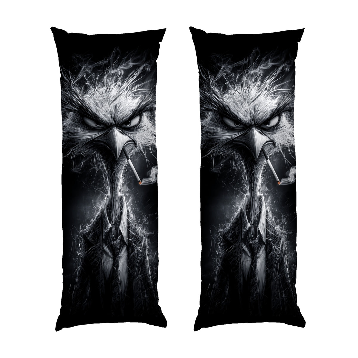 Kopfkissen mit Adler-Motiv, langes Dekokissen, Dakimakura