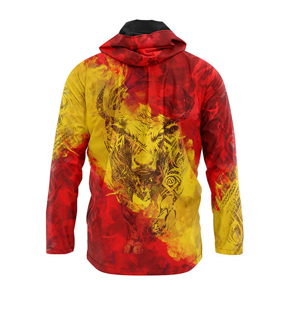 Spain Collection Unisex Classic Windbreaker Hooded Rain Jacket