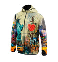 Statue of Liberty Graphic Windbreaker Jacket Lightweight Unisex Outerwear