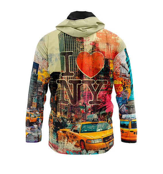 Statue of Liberty New York Print Lightweight Windbreaker Jacket