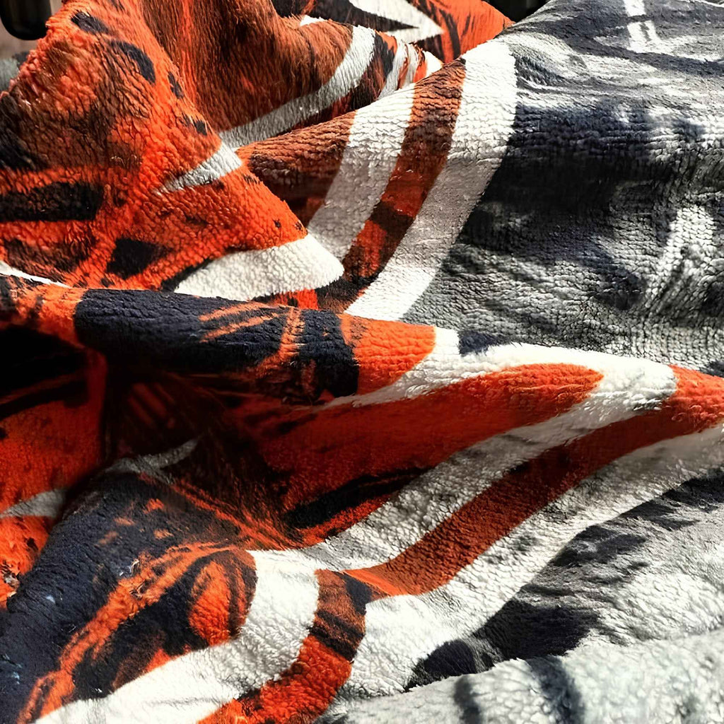 A Large Football Field 3D Print - Soft Cotton Terry Bath & Beach Towel