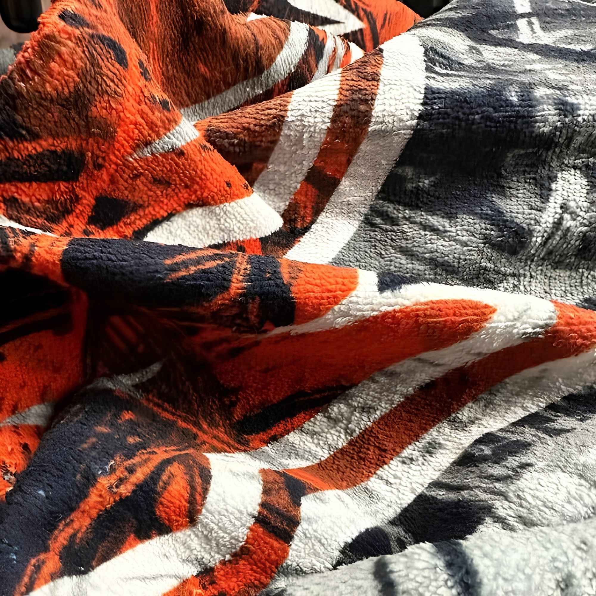 A Large Football Field 3D Print - Soft Cotton Terry Bath & Beach Towel