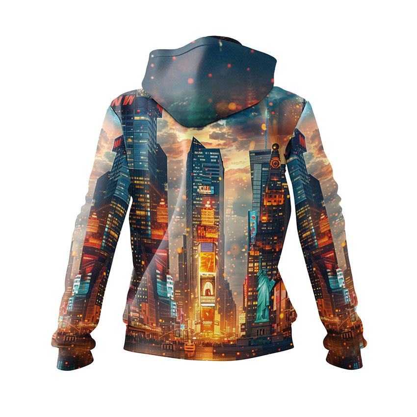 Women's New York City of Dreams Hoodie Fleece Graphic Sweatshirt