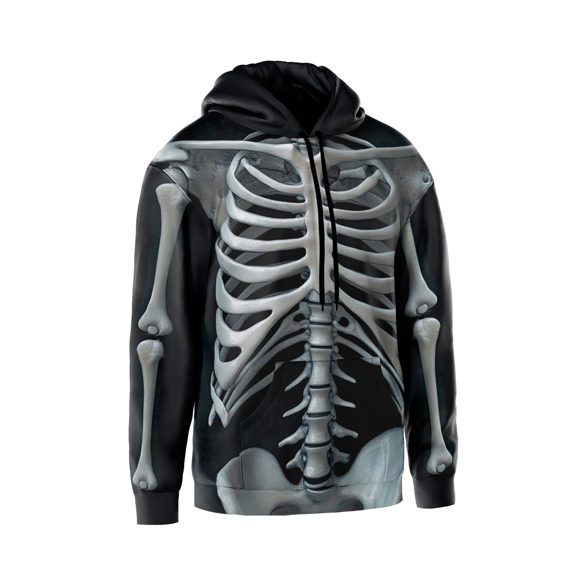 X-Ray Skeleton Graphic Pullover Hoodie