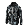 X-Ray Skeleton Graphic Print Sports Windbreaker Jacket